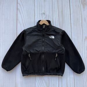 The North Face Denali Fleece Boys Size Small Polartec Full Zip Jacket Black